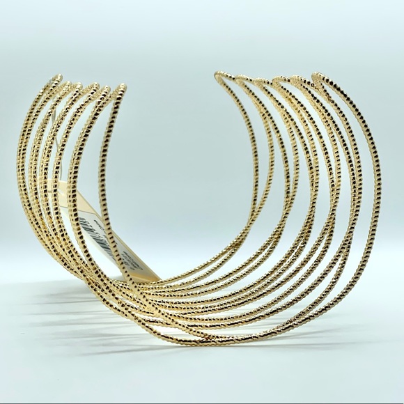 AMRITA SINGH Reina Cuff Adjustable Gold Bracelet NWT - Picture 7 of 10